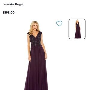 Navy formal gown